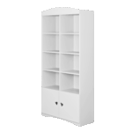 Βιβλιοθήκη Julia Λευκή 180,5x90x36 - Image 3