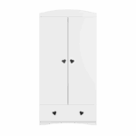 Ντουλάπα Julia Λευκή 183.5 x 90 x 52 εκατοστά