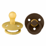 BIBS Colour Καουτσούκ Mustard / Mocha 0-6 μηνών 2τμχ - Image 2