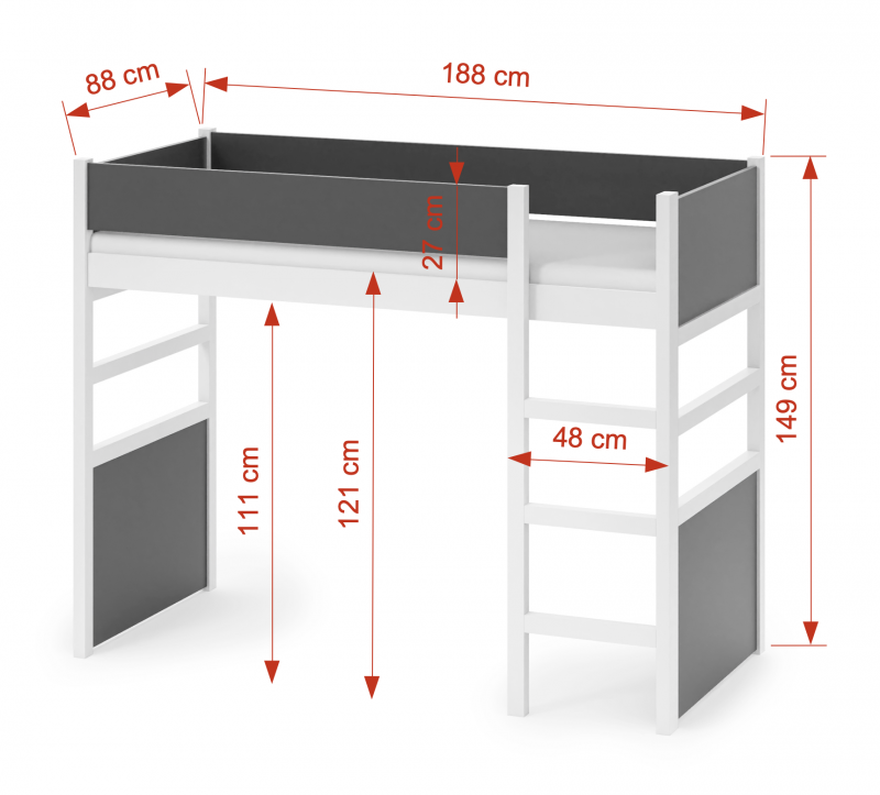 savana-diastaseis SAVANA Κουκέτα Ημιώροφη - Image 2