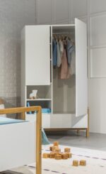 Ντουλάπα Victor Λευκή 180x94x55 εκατοστά - Image 4