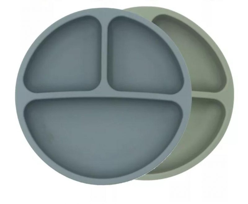 thumbnail (6) Πιάτο Σιλικόνης με Χωρίσματα Dusty Rose - Image 2