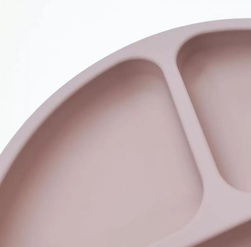 thumbnail (7) Πιάτο Σιλικόνης με Χωρίσματα Dusty Rose - Image 3