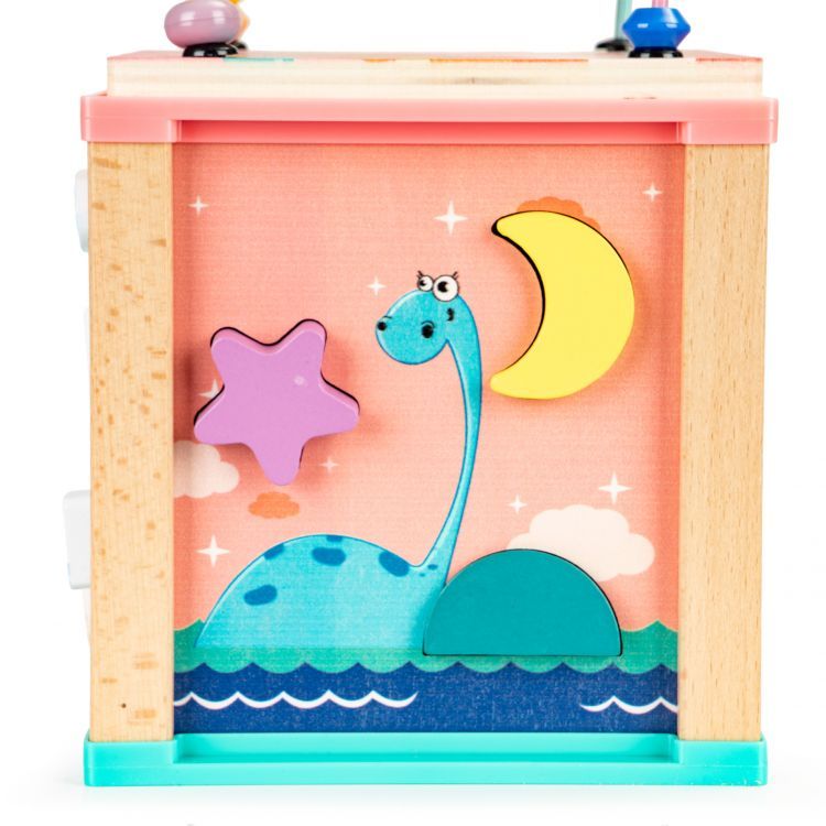 xylinos-ekpaideftikos-kyvos7 Ξύλινος Εκπαιδευτικός Κύβος με Μπλοκ Ecotoys - Image 8