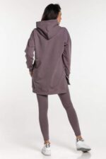 Φούτερ Purple με Κουκούλα - Image 2