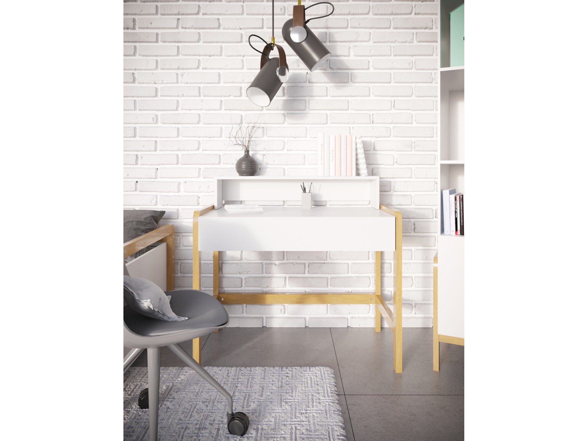 paidiko-grafeio-victor-babyllama-2 Παιδικό γραφείο Victor - Bazaar - Image 2