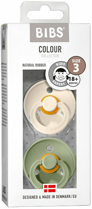 bibs ivory sage no3_b BIBS Colour 2 PACK Sage / Ivory 18+ μηνών 2τμχ - Image 1