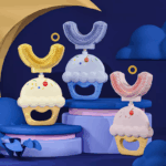 Παιδική οδοντόβουρτσα σε σχήμα U Cupcake Pink - Image 3