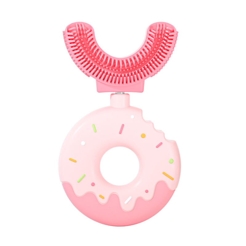 Pink donut Ανταλλακτικό για Παιδική οδοντόβουρτσα σε σχήμα U - Image 3