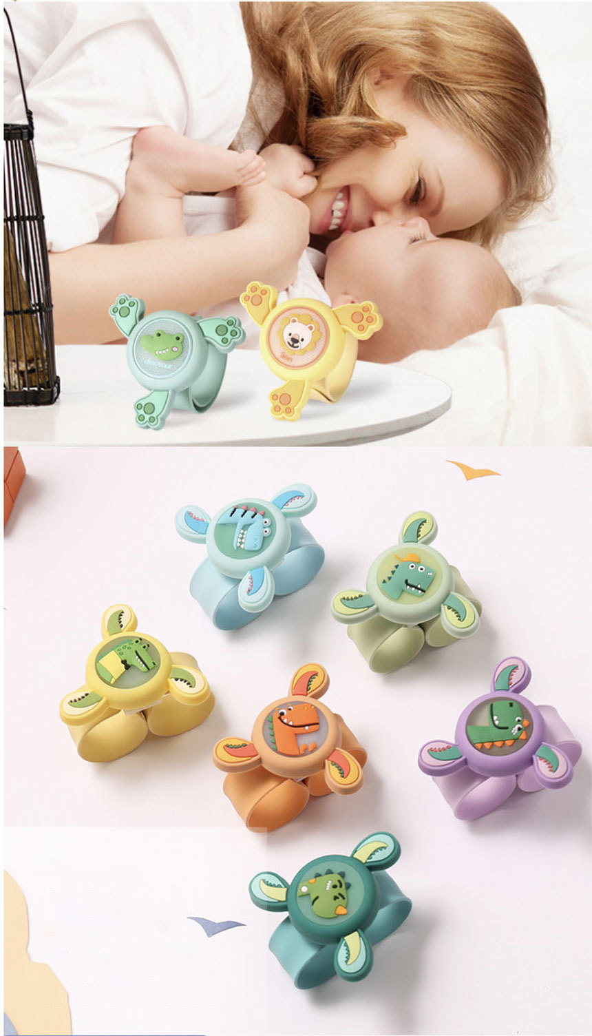 7a26450e-2e06-4f12-ae35-5d845cfe3dc1 (1) Αντικουνουπικό βραχιόλι Spinner με φωτάκι Ροζ / Μωβ - Image 6