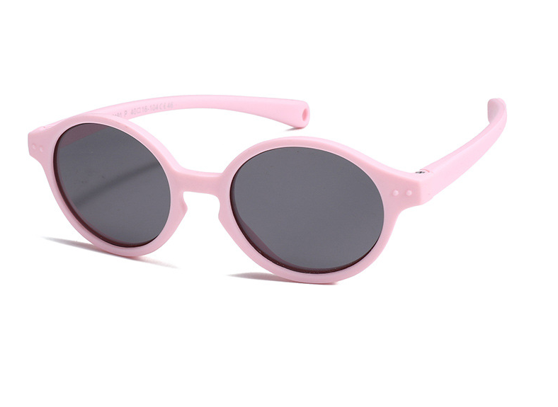 Baby pink sunglasses Βρεφικά γυαλιά ηλίου BabyLlama Pink Flexible 0-24 μηνών - Image 1