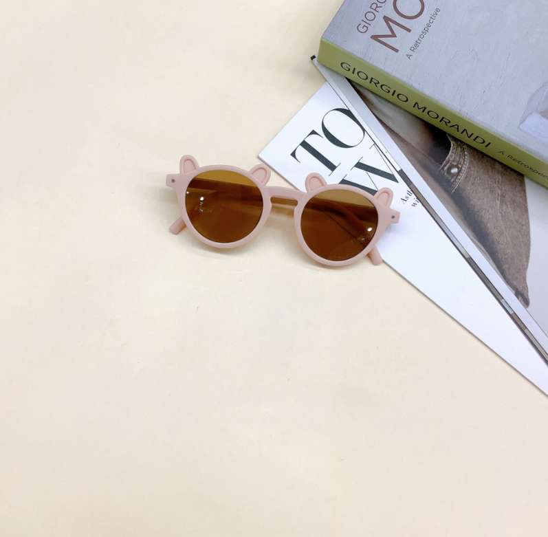 Flexible aftakia pink Παιδικά γυαλιά ηλίου με αυτάκια BabyLlama Pink flexible - Image 1