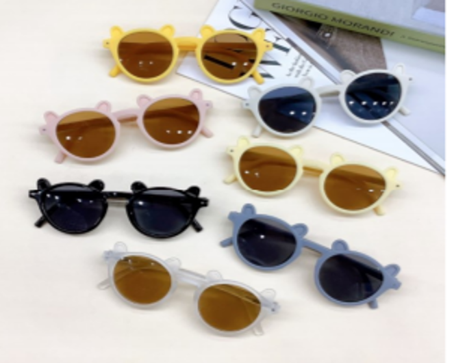 Picture1 Παιδικά γυαλιά ηλίου με αυτάκια BabyLlama Blue flexible - Image 2