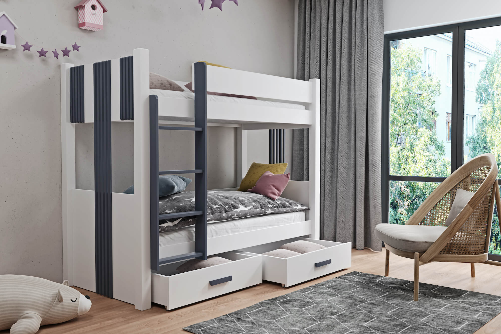 arten-bialy-grafit-akryl (2) Arten Κουκέτα για 2 παιδιά - Image 1