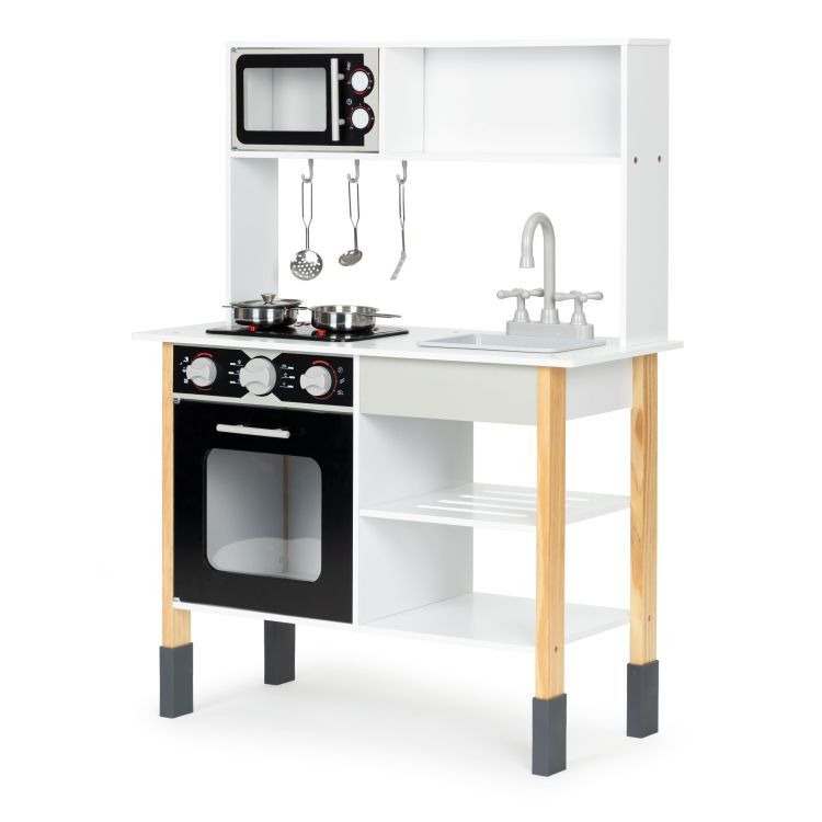 Xilini kouzina gia paidia Ξύλινη κουζίνα με ηχητικά εφέ και αξεσουάρ - Image 6