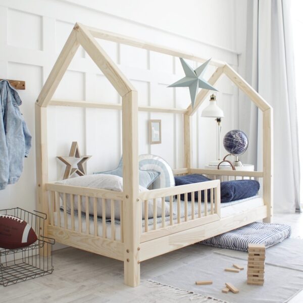 Pioli Μontessori παιδικό κρεβάτι μασίφ