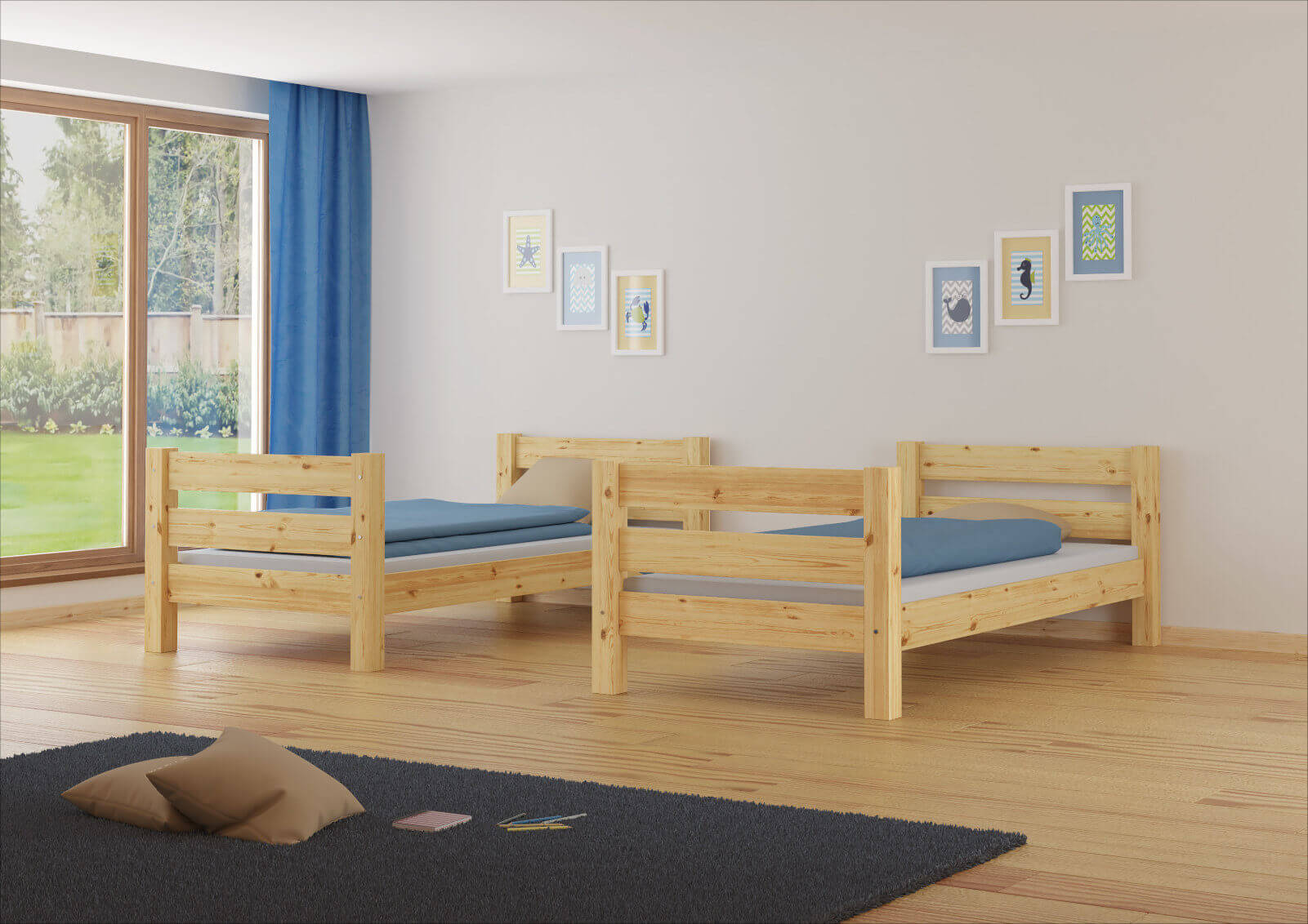 JAN MONA KREVATIA EVEREST Κουκέτα ΜΑΣΙΦ για στρώματα 200×90 - Image 10