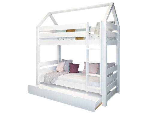 Jan me skepi EVEREST Κουκέτα ΜΑΣΙΦ για στρώματα 200×90 Λευκή (ΧΩΡΙΣ ΣΚΕΠΗ) - Image 4