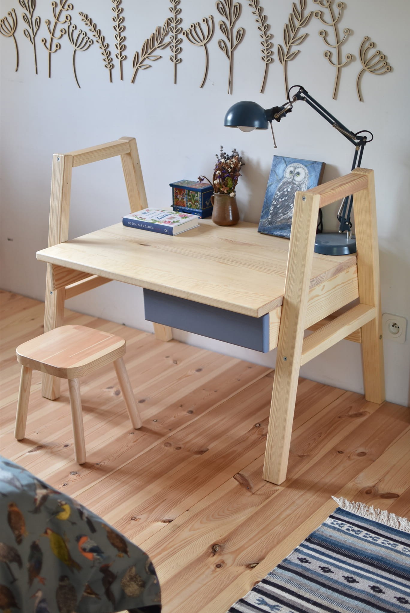 drewniane-biurko-rosnace-z-dzieckiem-Bambooko Γραφείο που μεγαλώνει μαζί με το παιδί - Image 3