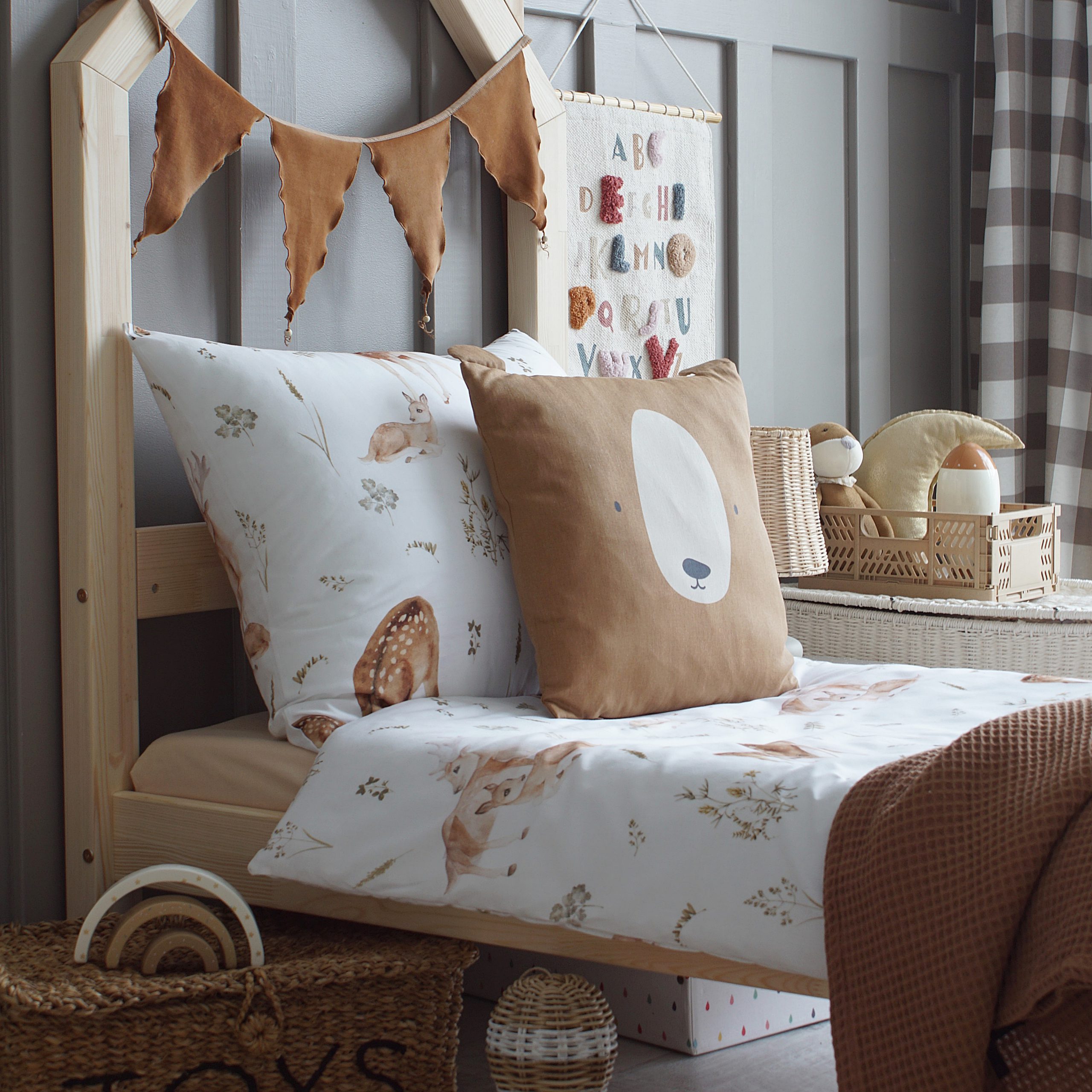 0140-1-1-scaled Σετ παπλωματοθήκη και μαξιλαροθήκη Deer - Image 3