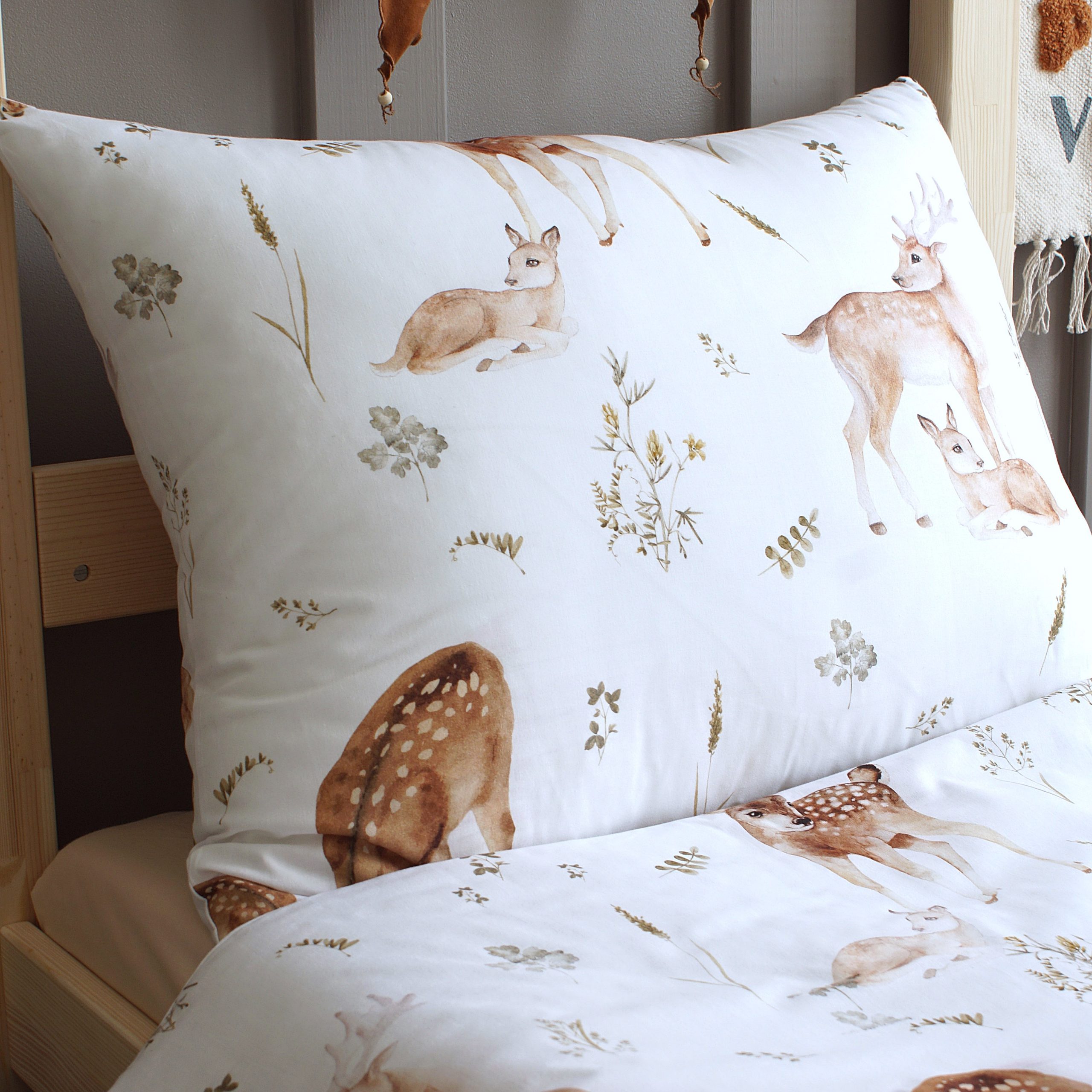 0140-2-1-scaled Σετ παπλωματοθήκη και μαξιλαροθήκη Deer - Image 2