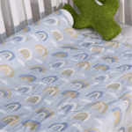 Bamboo Μουσελίνα Blue Rainbow (120x110cm) - Image 2