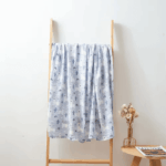 Bamboo Μουσελίνα Blue Rainbow (120x110cm) - Image 3