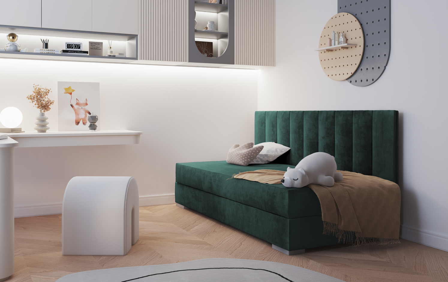 Coimbra green DORIAN Κουκέτα με καναπέ-κρεβάτι Coimbra - Image 5