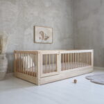 Bambi κρεβάτι rung rail με προστατευτικό καγκελοφράχτη (πόδι 0 εκ.)