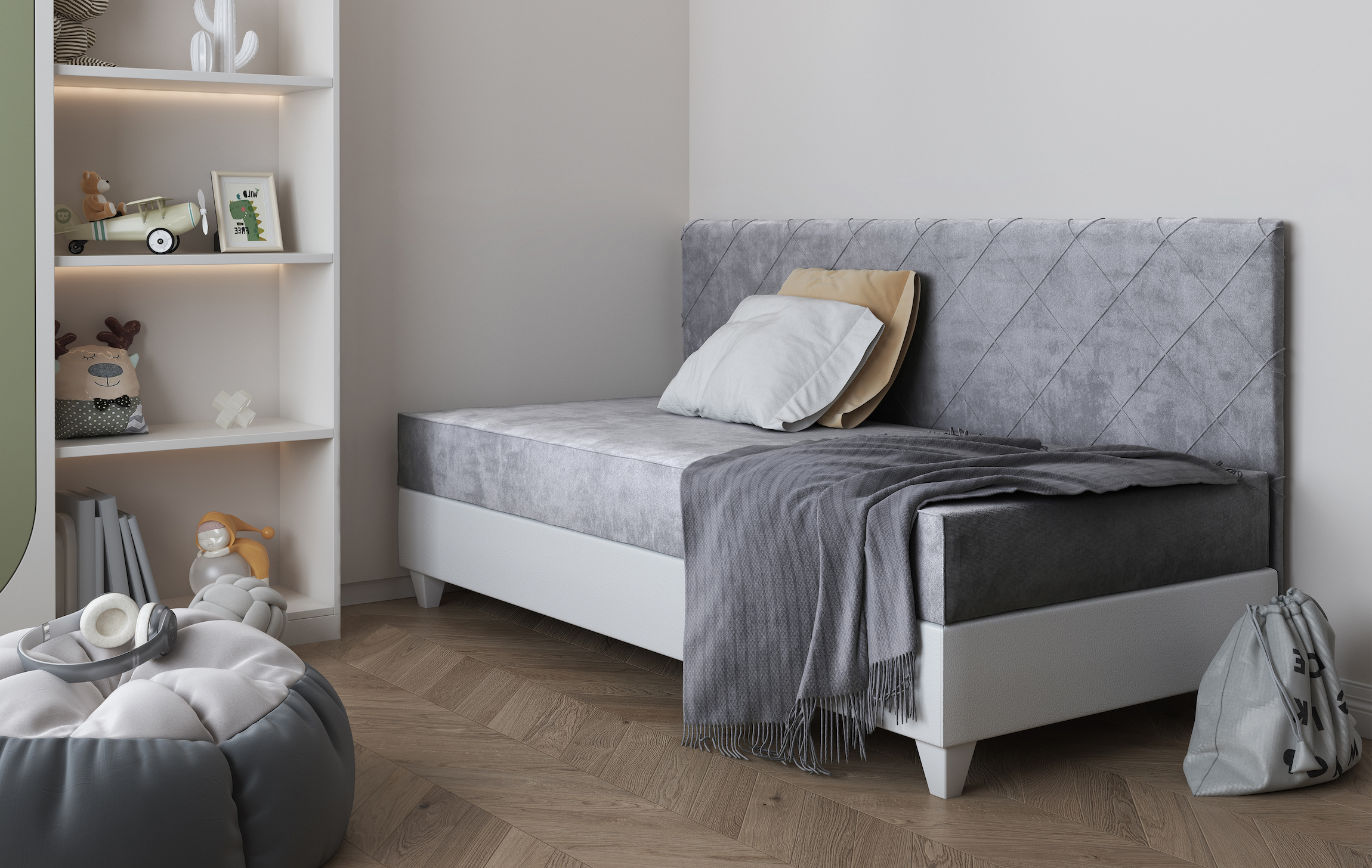 lagos-ii-szary DORIAN Κουκέτα με καναπέ-κρεβάτι Lagos - Image 4