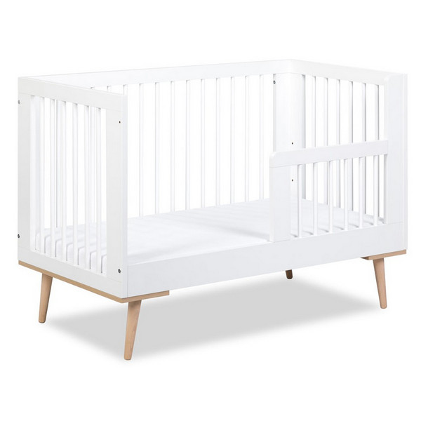 lozko-sofie-biale-barierka Κούνια κρεβάτι Sofie 120x60 εκ. Λευκή - Image 4