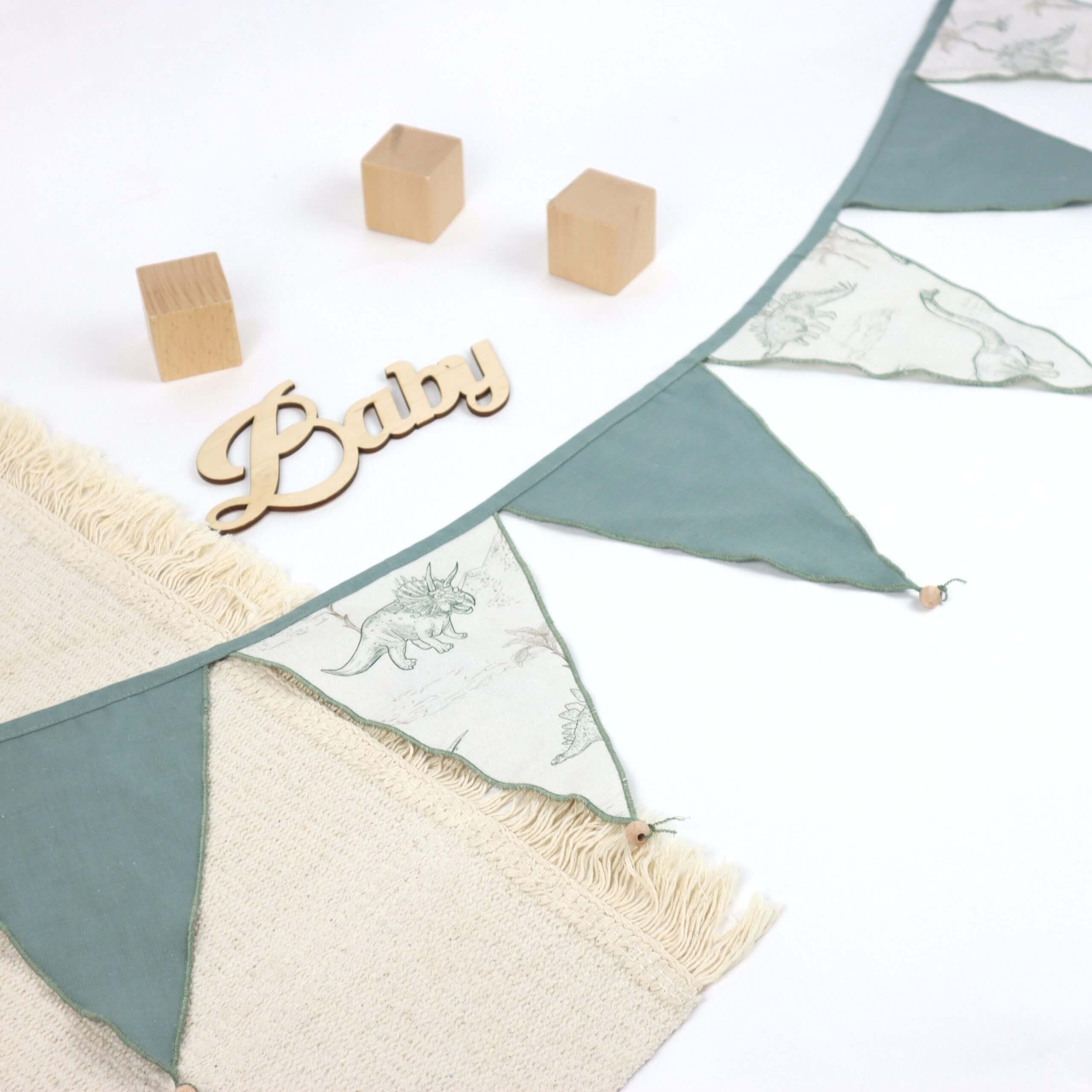 shmaiakia dino Γιρλάντα με σημαιάκια Δεινοσαυράκια - Image 1