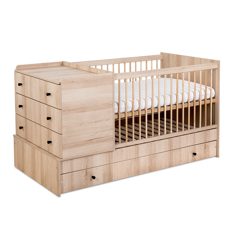 IMG_3825_1000px Παιδικό κρεβάτι με συρτάρι Compact 3 σε 1 Oak - Image 8