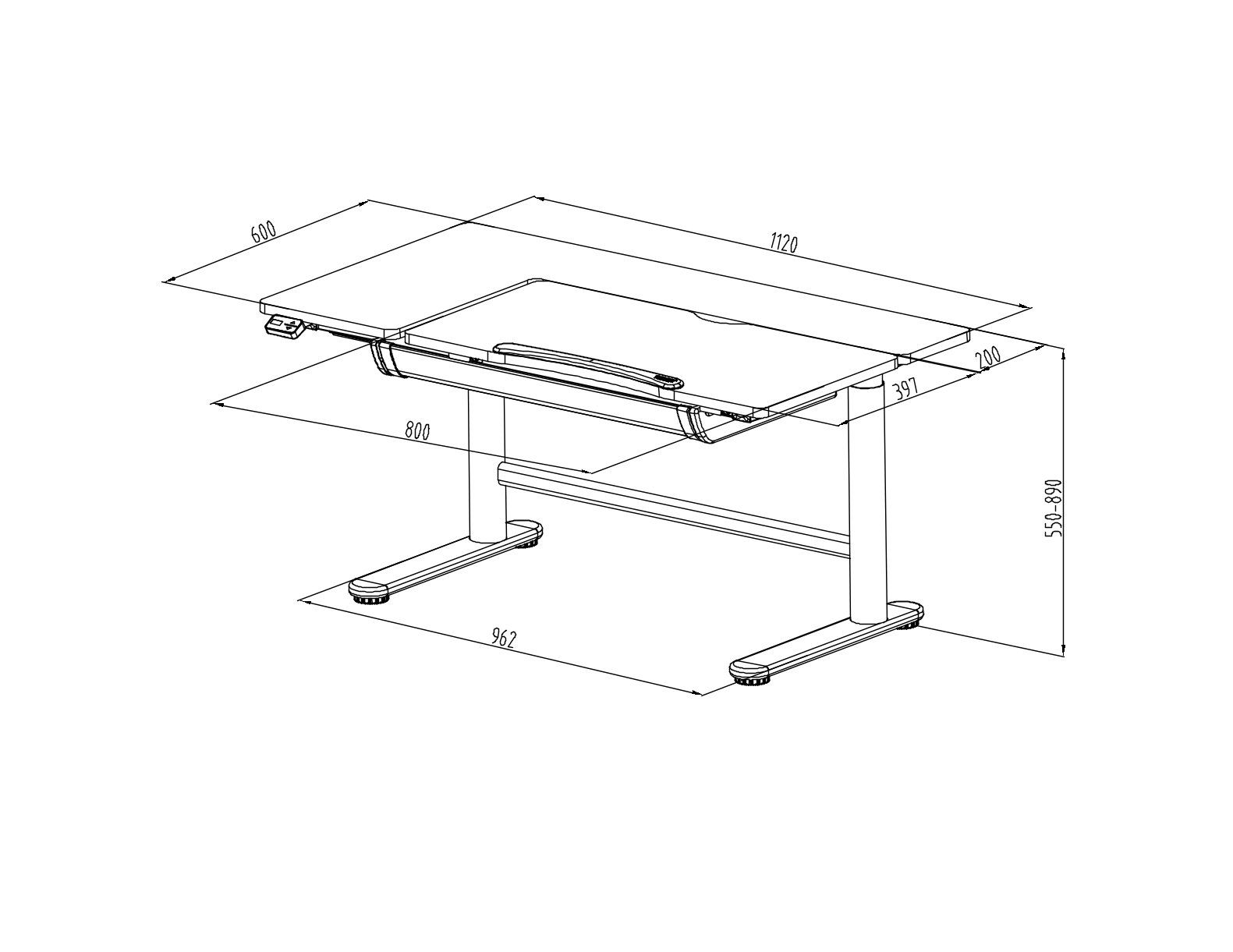 endo_ZnQg03 Παιδικό γραφείο Endo Ροζ - Image 2