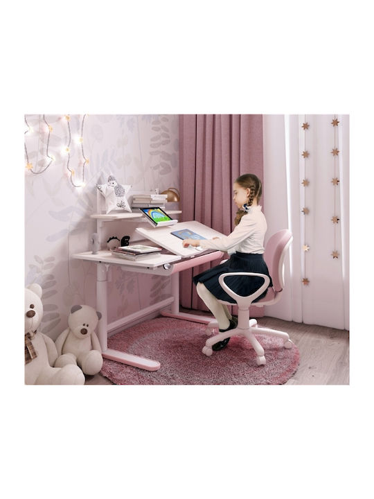 grafeio rythmizomeno ipsos se domatio roz Παιδικό γραφείο Endo Ροζ - Image 5