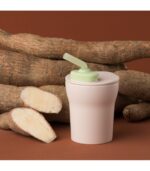 Ποτηράκι PLA με καλαμάκι Ροζ - Image 4