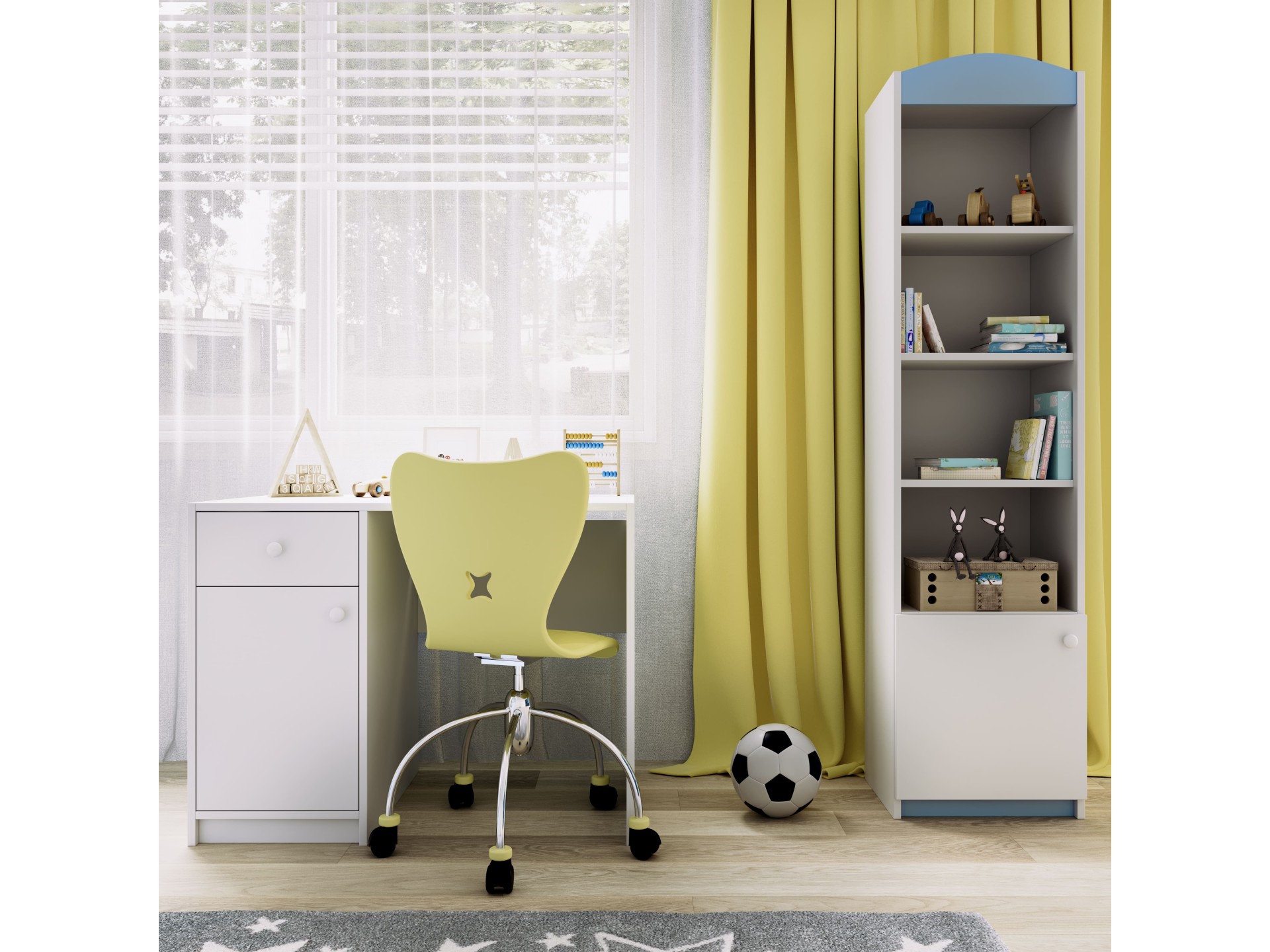 regal-pojedynczy-babydreams (6) Βιβλιοθήκη μονή Babydreams - Image 4