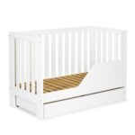 Κούνια κρεβάτι Amelia II 120x60 εκ. Λευκή - Image 5