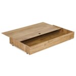 Κούνια κρεβάτι Amelia 120x60 εκ. Oak - Image 3