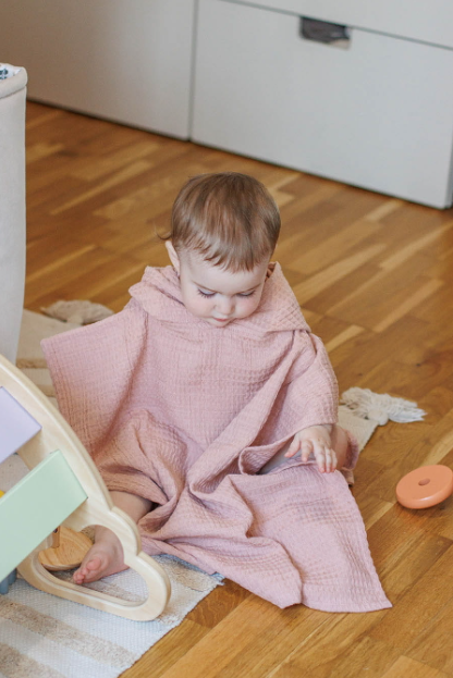 Poncho pink 4 Παιδικό Poncho Pink - Image 4