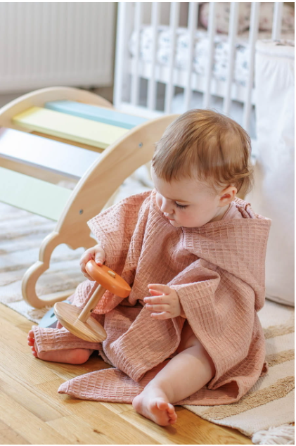 Poncho pink baby Παιδικό Poncho Pink - Image 5