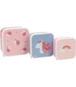 Σετ 3 φαγητοδοχείων Unicorn