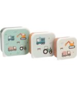 Σετ 3 φαγητοδοχείων Trucks