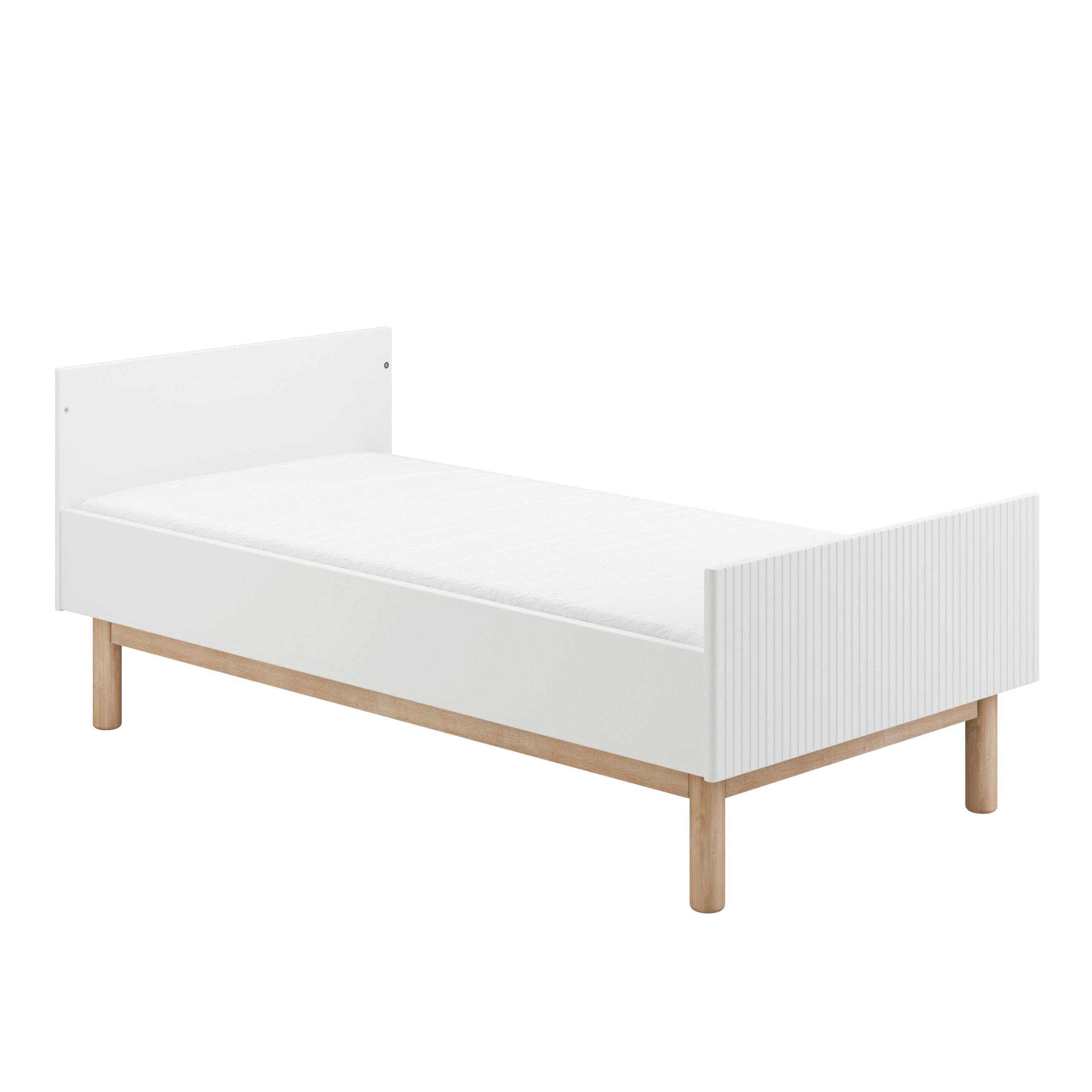 white-Miloo_cot-bed140x70_white_3-scaled Miloo Βρεφική Κούνια - Κρεβάτι 140x70εκ. - Image 17