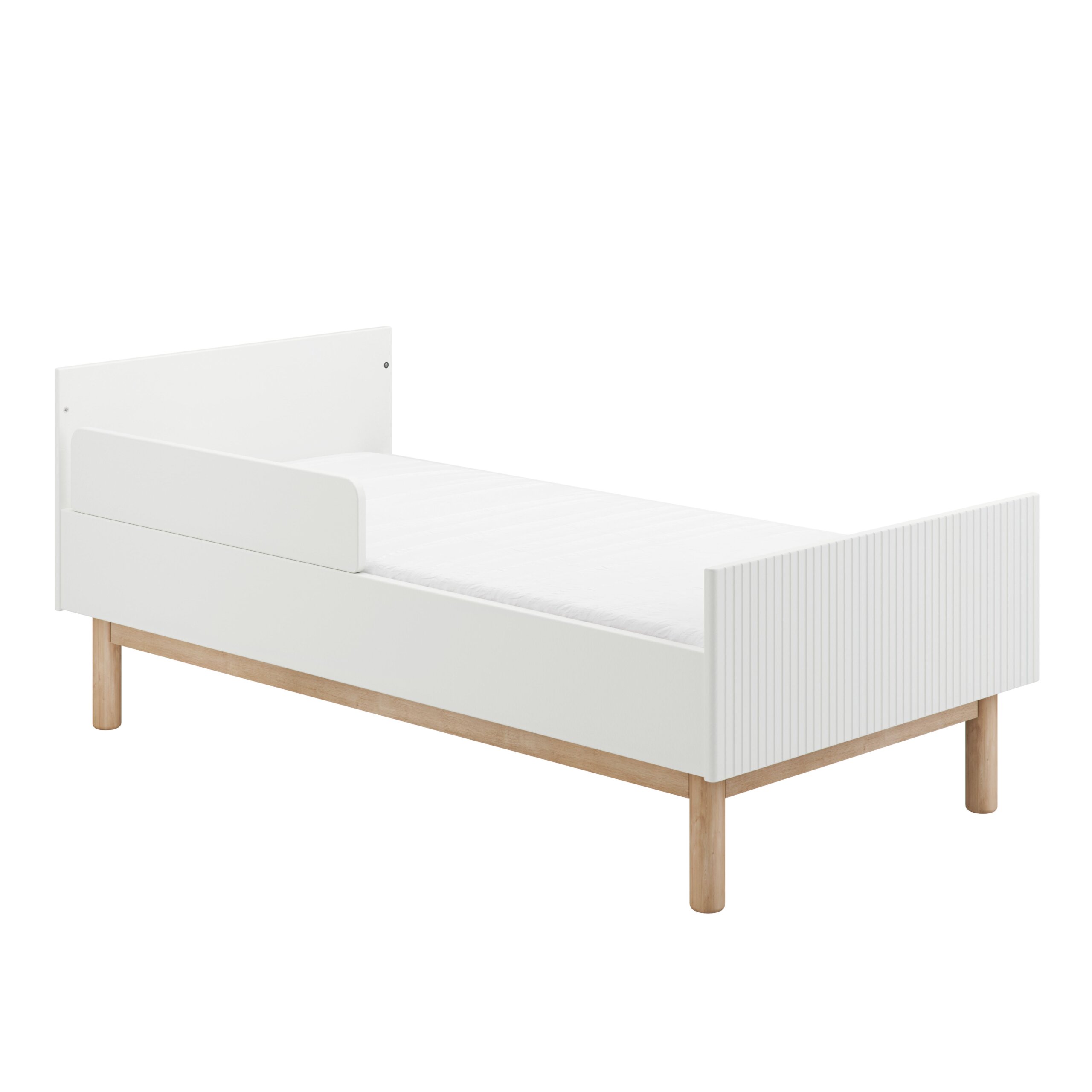 white-Miloo_cot-bed140x70_white_4-1-scaled Miloo Βρεφική Κούνια - Κρεβάτι 140x70εκ. - Image 18