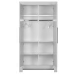 Δίφυλλη ντουλάπα Calmo Γκρί - Image 5