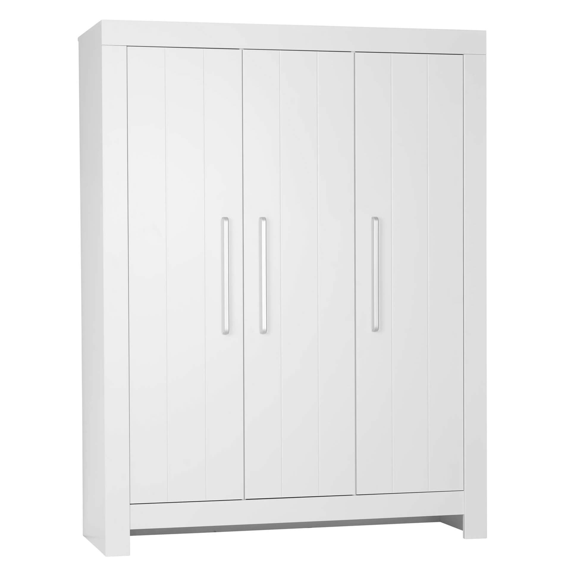 021-043-110-01 Τρίφυλλη ντουλάπα Calmo Λευκή - Image 1