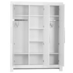 Τρίφυλλη ντουλάπα Calmo Γκρί - Image 3