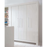 Τρίφυλλη ντουλάπα Calmo Γκρί - Image 4