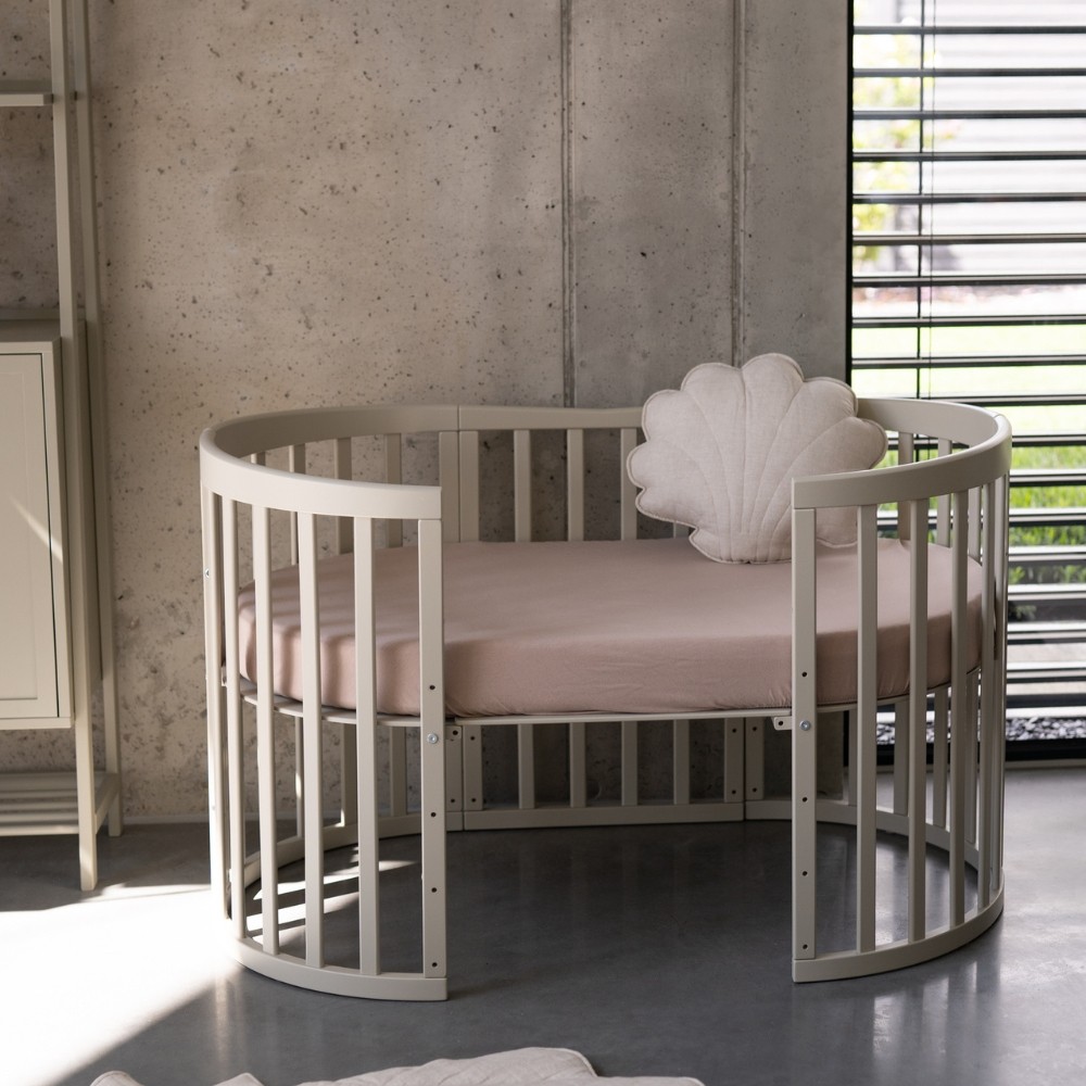 kounia 7 se 1 olive Κούνια Oval 7 σε 1 Olive με δώρο το στρώμα - Image 3